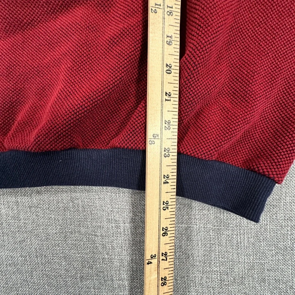 Vintage Fresno State Ping Sweatshirt Mens Large Red Made in USA Waffle Knit Boxy